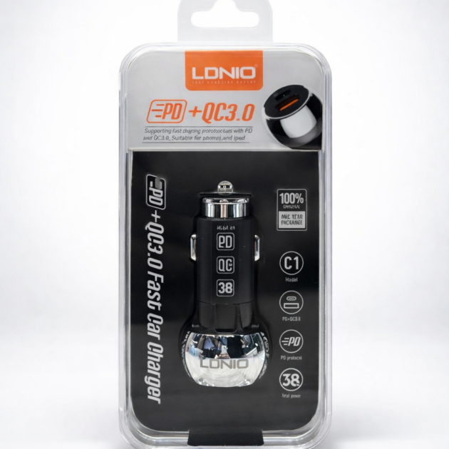 Cargador auto LDNIO iPhone