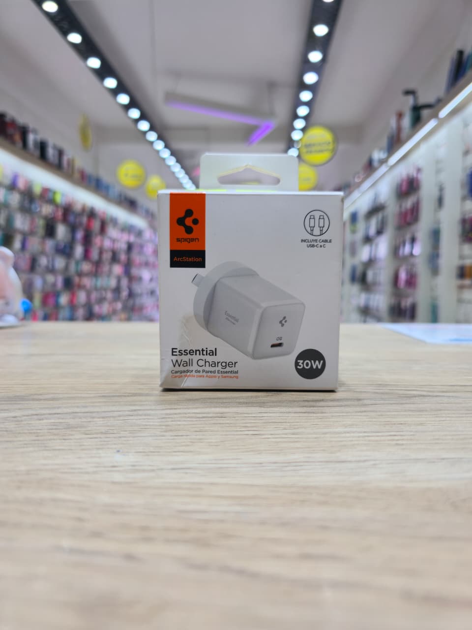 Cargador Original Spigen 30w Tipo-C