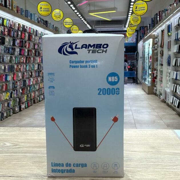 Cargador Portatil Lambo Tech 2000mAh