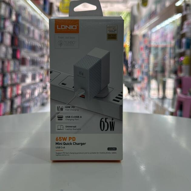 Cargador  Ldnio 65W Tipo-C