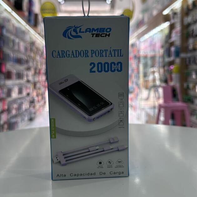 Cargador portátil Lambo Tech 20.000 mAh