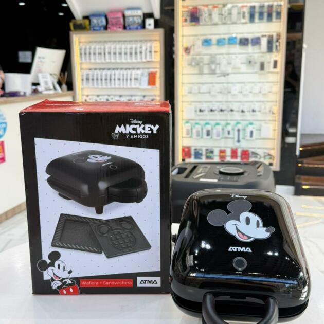 Waflera y Sanguchera Mickey Mouse Atma