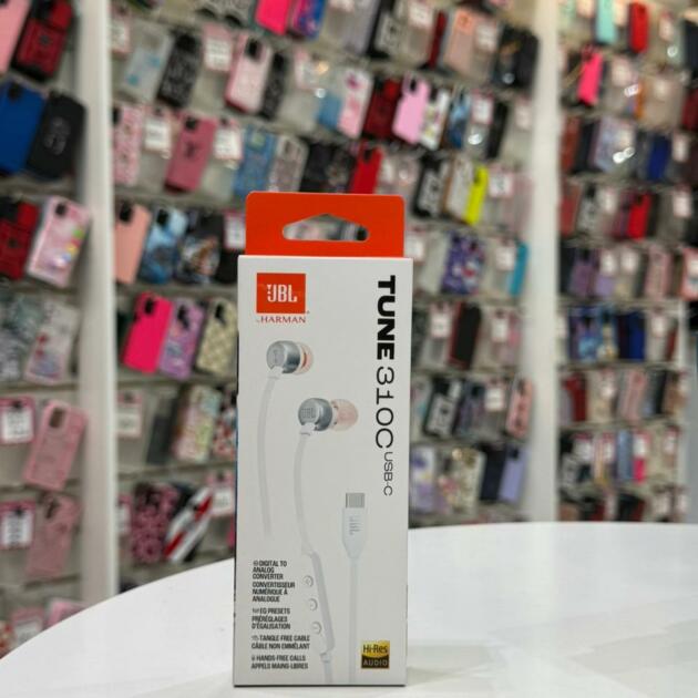 Auricular JBL Tune 310c USB-C Blanco Original