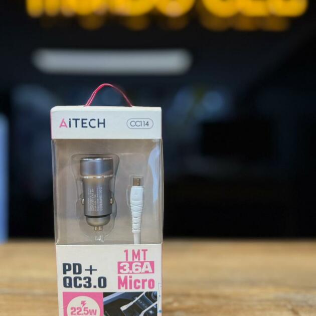Cargador De Auto Aitech Micro