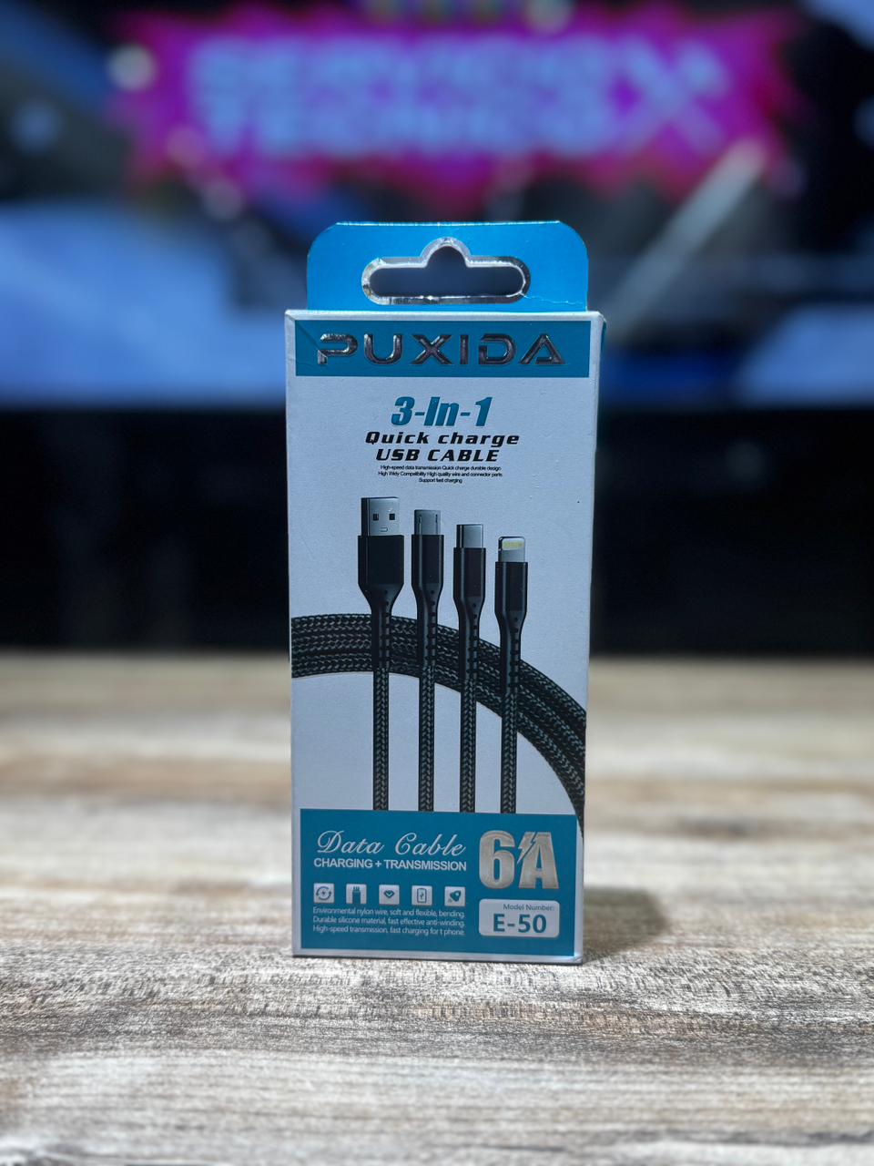 Cable Puxida 3 en 1