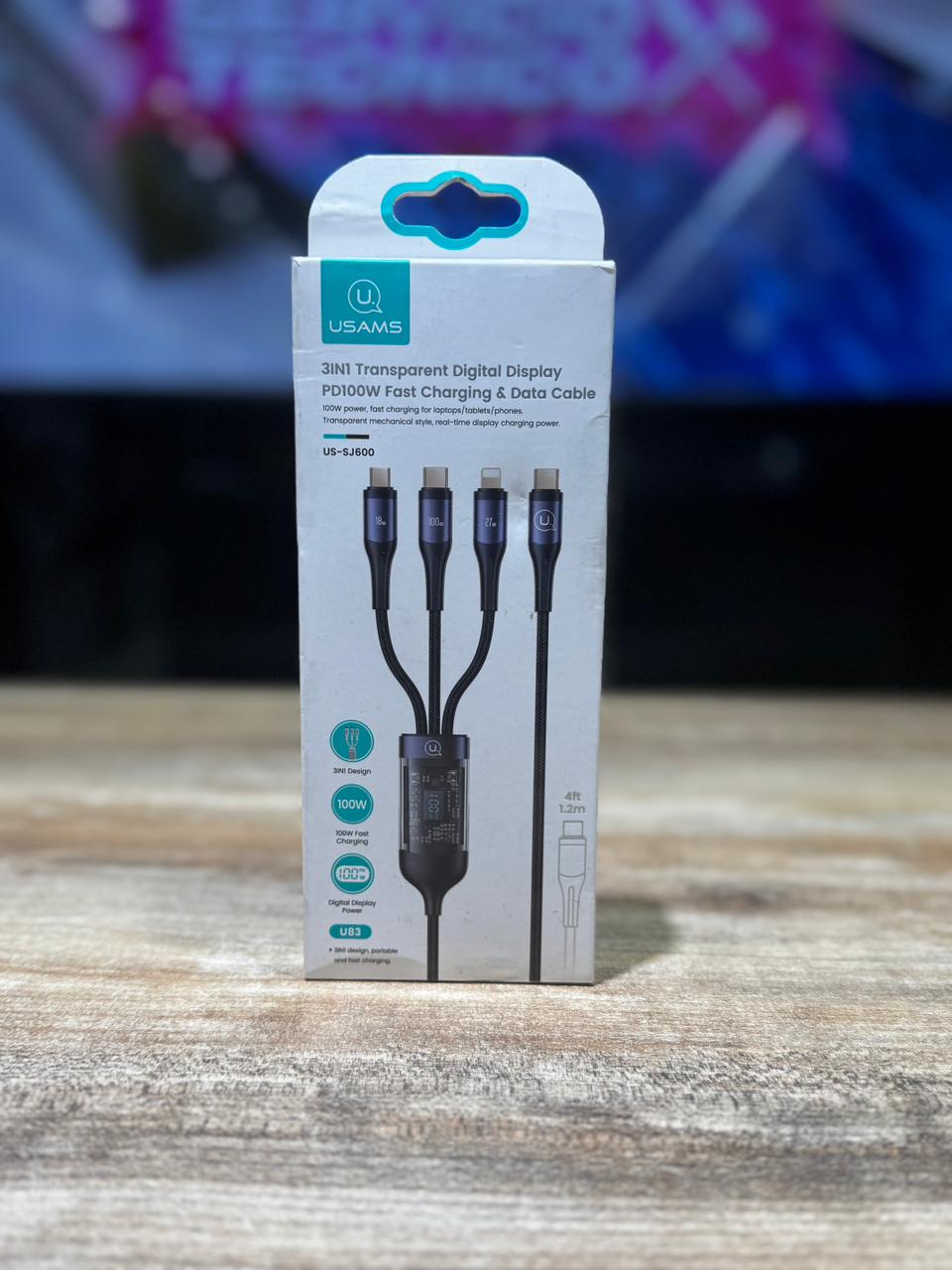 Cable 3 en 1 Usams