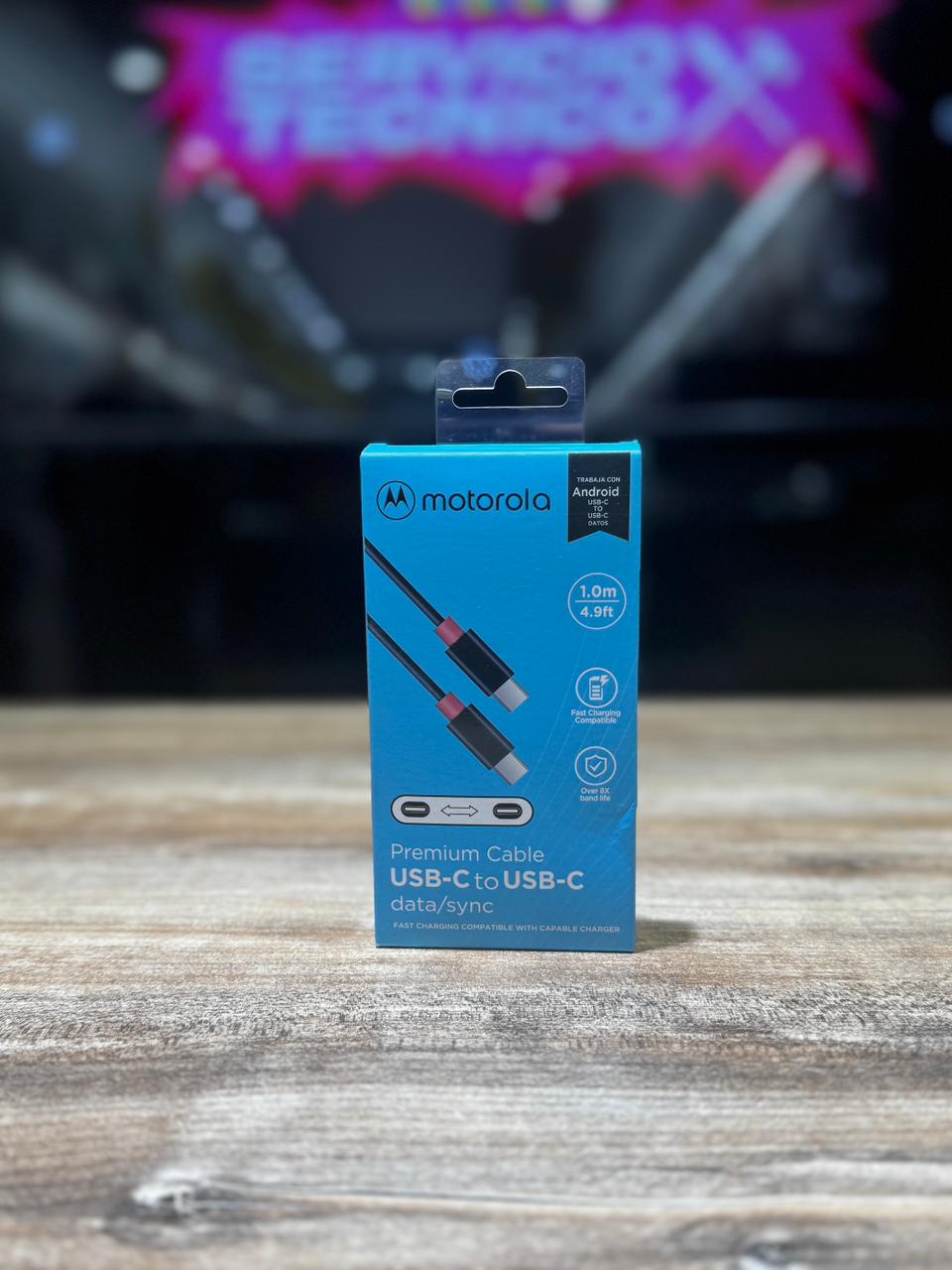 Cable Motorola USB-C a USB-C