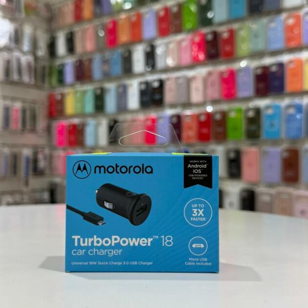 Cargador De Auto Motorola Original Micro 18w