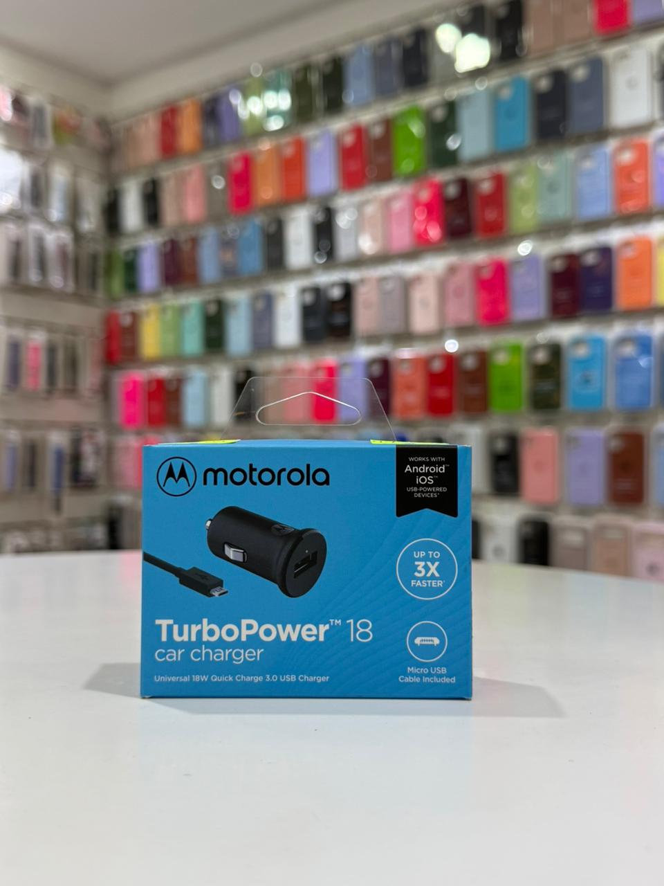 Cargador De Auto Motorola Original Micro 18w