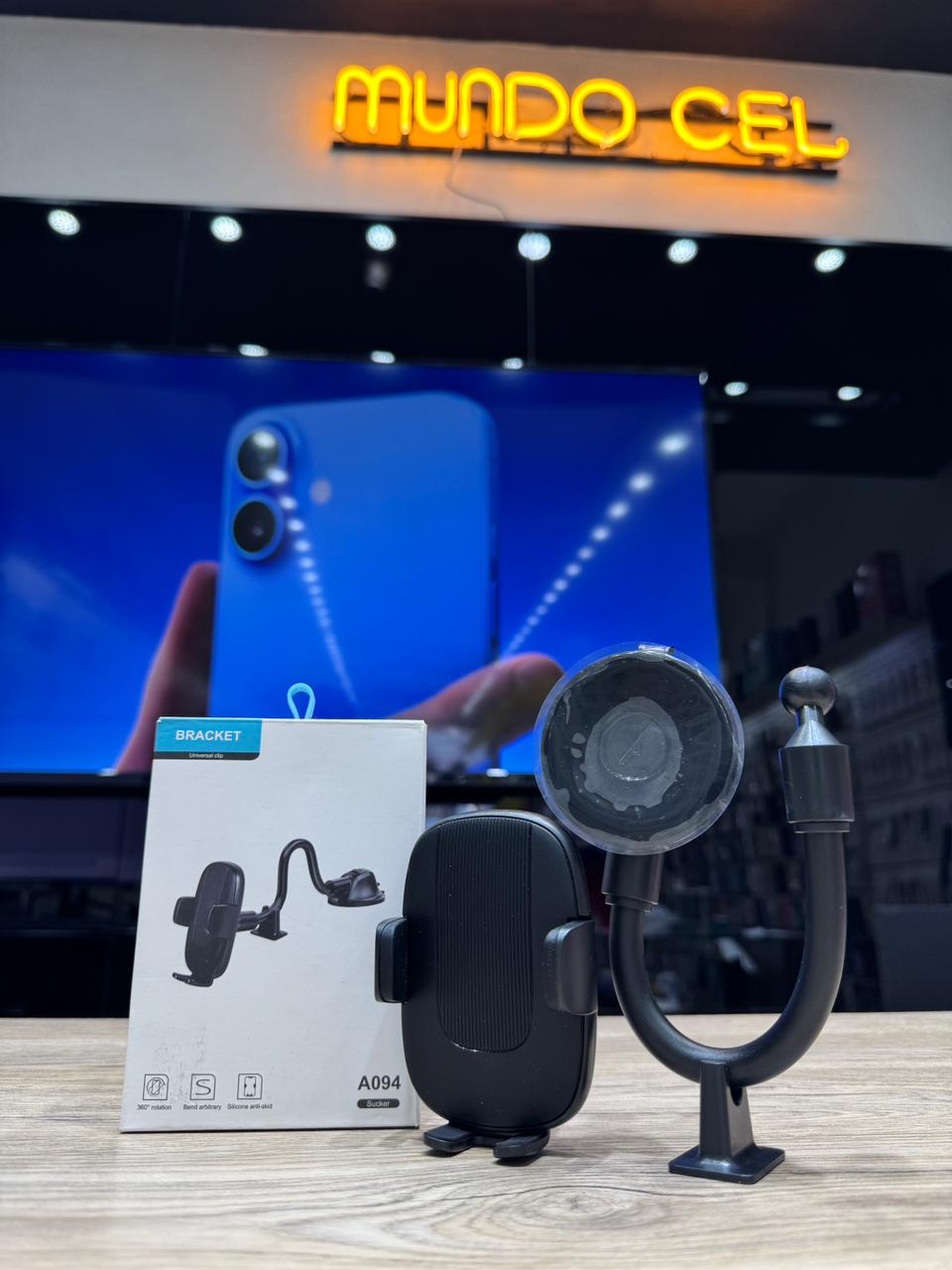 Soporte de Celular con Brazo Flexible y Ventosa
