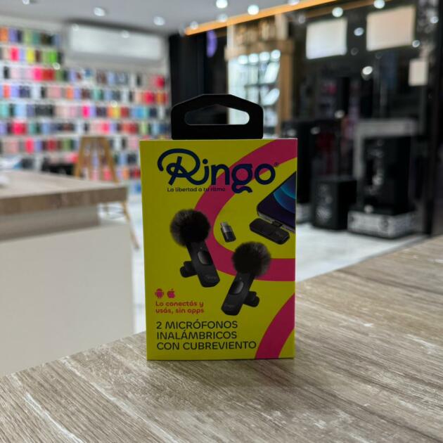 Microfono Corbatero Ringo Negro