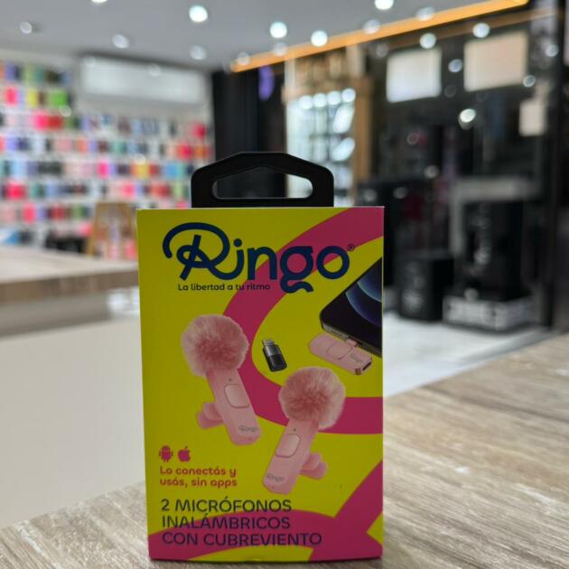 Microfono Corbatero Ringo Rosa