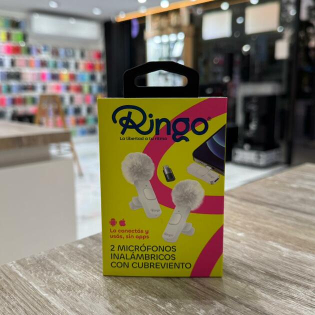 Microfono Corbatero Ringo Blanco