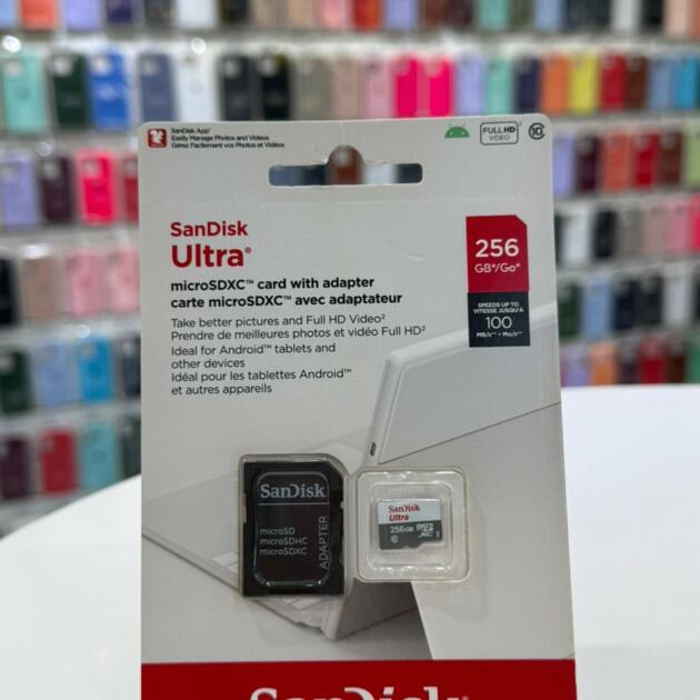MicroSD SanDisk Ultra de 256gb