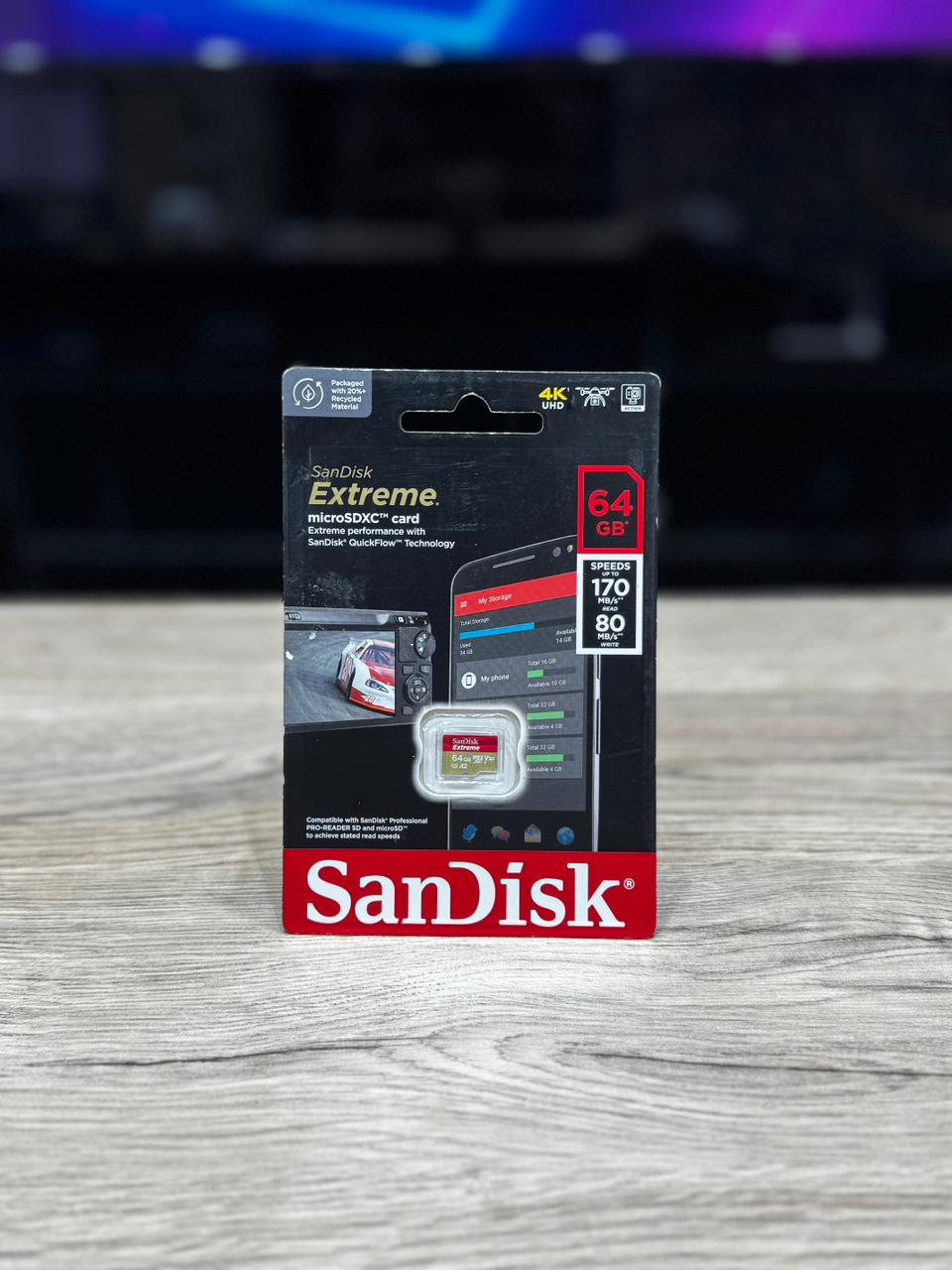 SanDisk Extreme de 64GB Camara