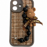 Funda Love Con Correa y Osito Iphone
