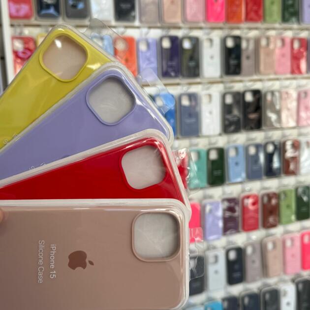 Funda De Silicona Iphone Linea 15