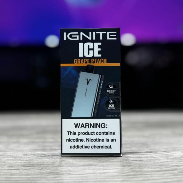 VAPER IGNITE ICE GRAPE PEACH