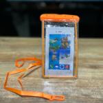 FUNDA SUMERGIBLE PARA CELULAR NARANJA