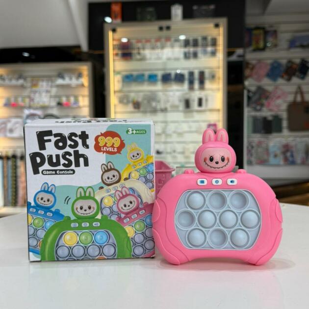 Consola Portatil Pop It Labubu Rosa