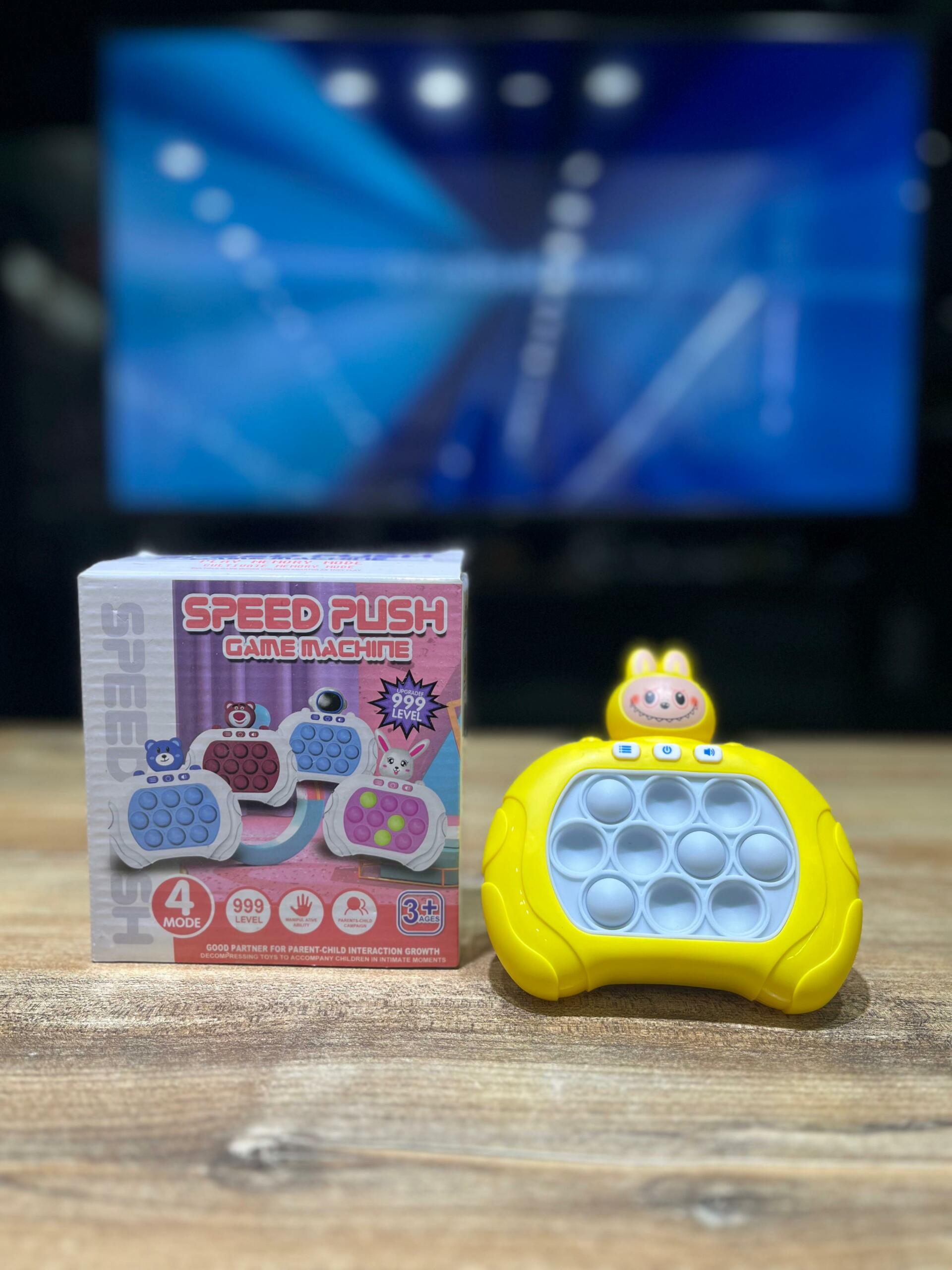 Consola Portatil Pop It Labubu Amarillo
