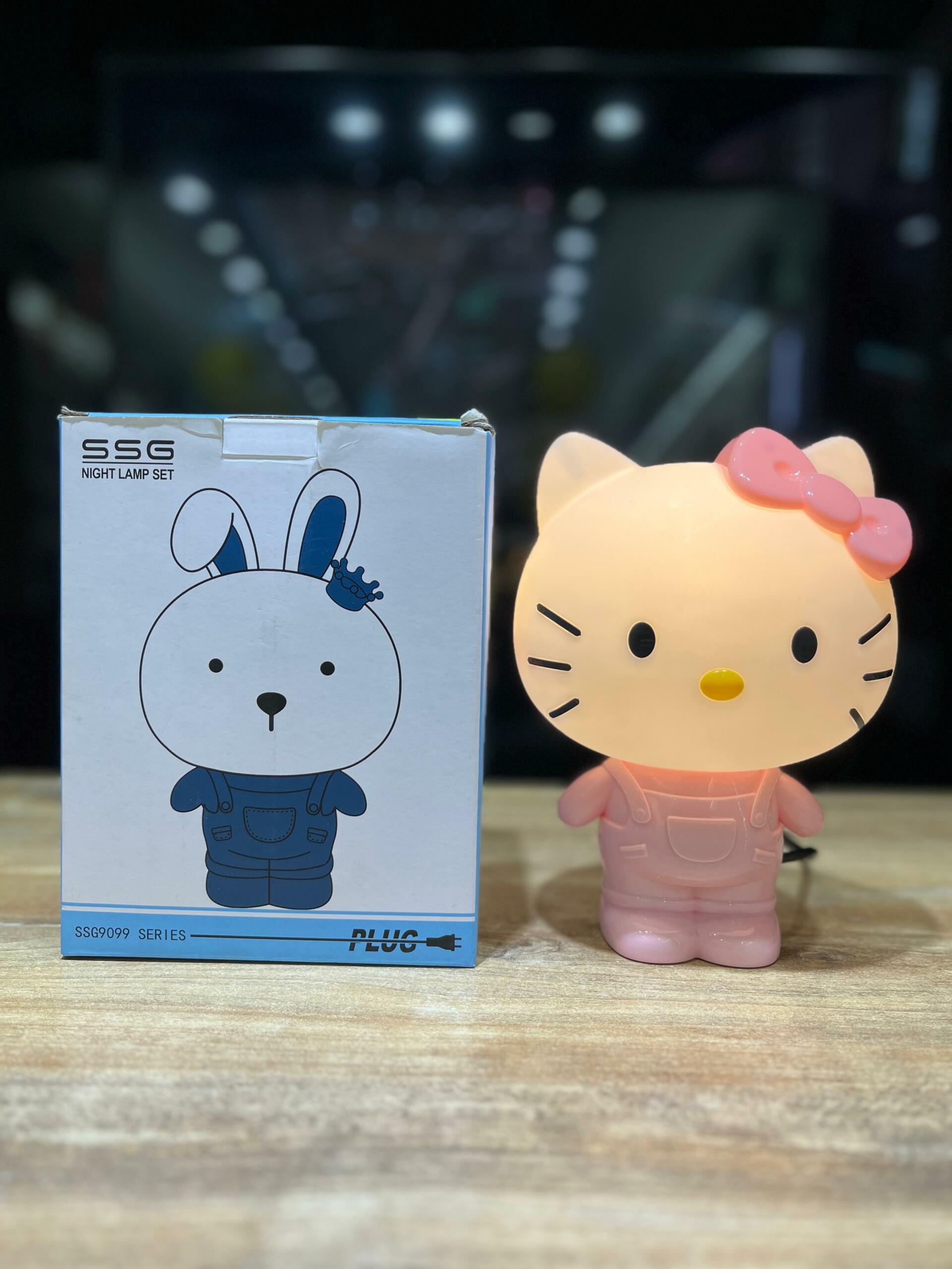 Lampara de noche hello kitty