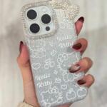Funda Strass Piedras Hello Kitty Brillo