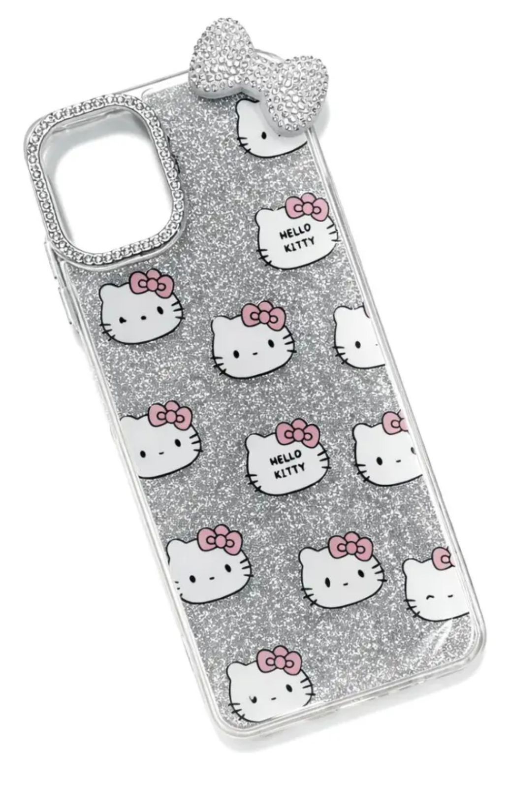 Funda Strass Piedras Hello Kitty Brillo