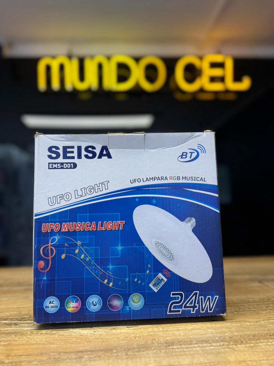 Lámpara UFO Musical SEISA EMS-D01