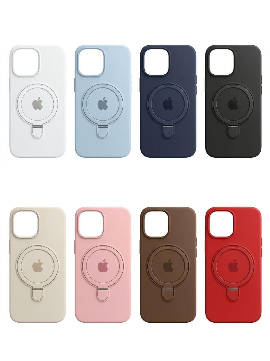 Funda De Silicona Con Aro MagSafe Iphone