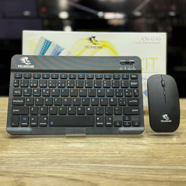COMBO YELANDAR TECLADO Y MOUSE AN-030 NEGRO