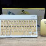 COMBO YELANDAR TECLADO Y MOUSE AN-030 AMARILLO