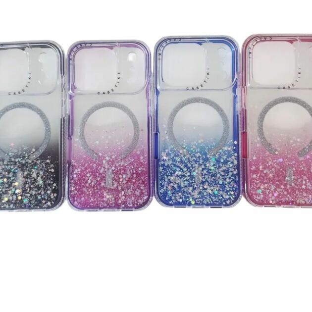 Funda Magsafe Con Brillo Reforzada
