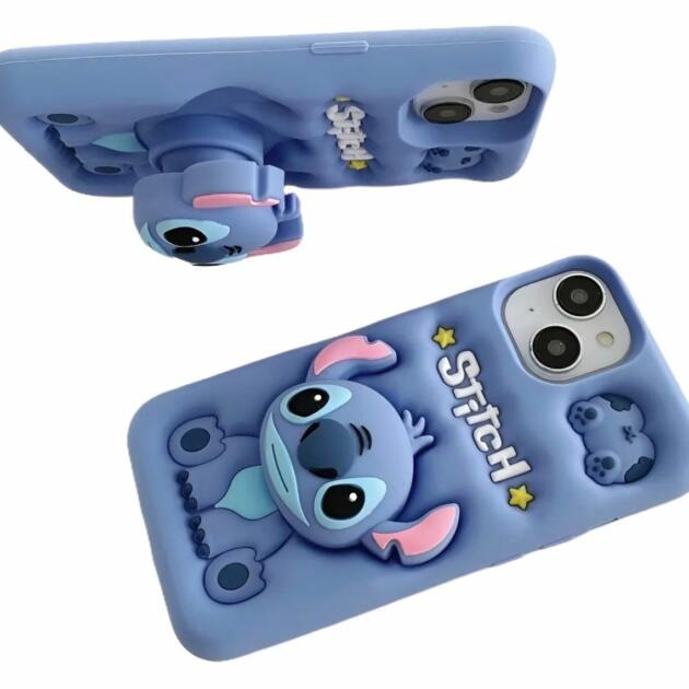 Funda Stitch Con Soprte Iphone