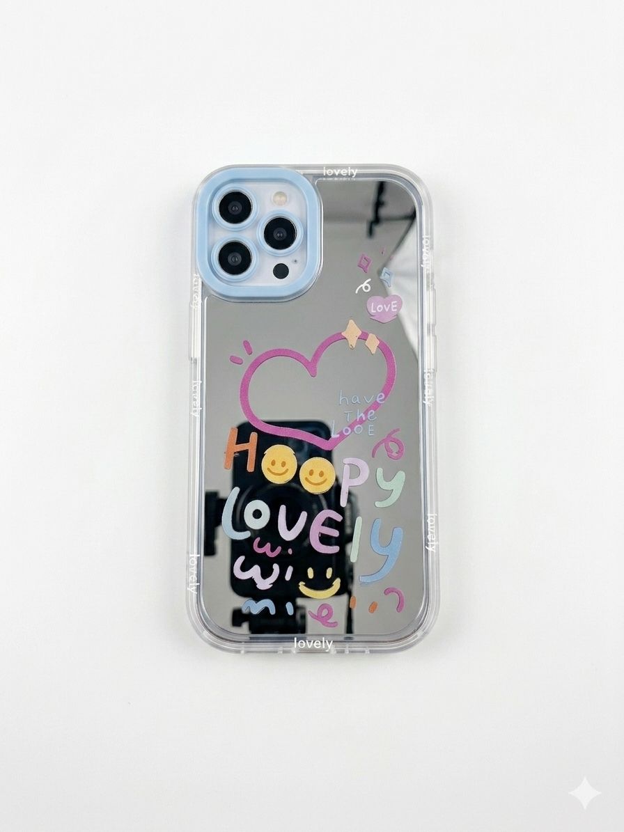 Funda Love Con Espejo