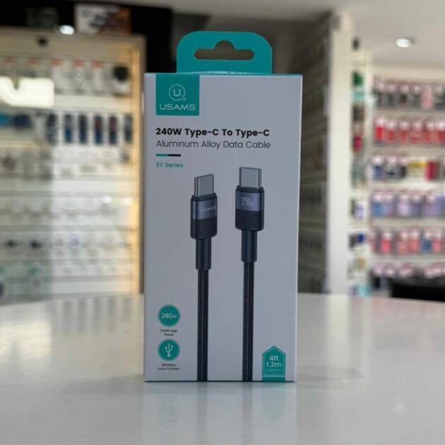 Cable Tipo-C a Tipo-C  Usams 1.2 Metros