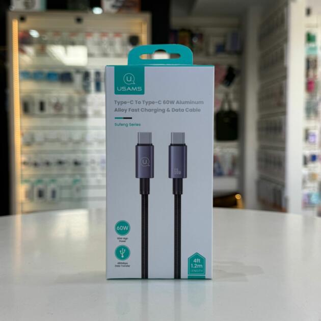 Cable Tipo-C a Tipo-C Usams 1.2 Metros