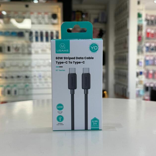 Cable Tipo-C a Tipo-C Usams 2 Metros
