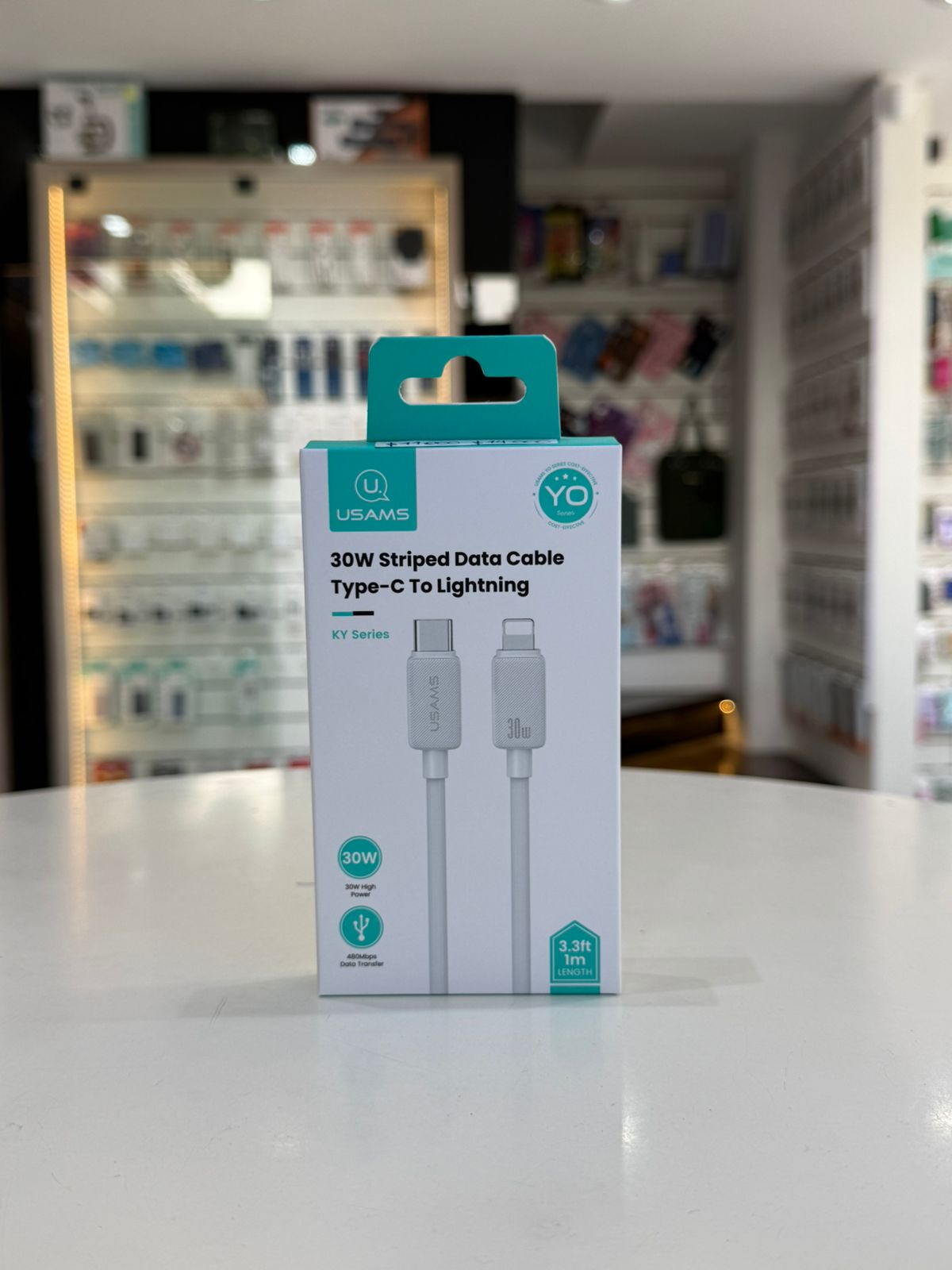 Cable Tipo-C a Lightning Usams 1 Metro