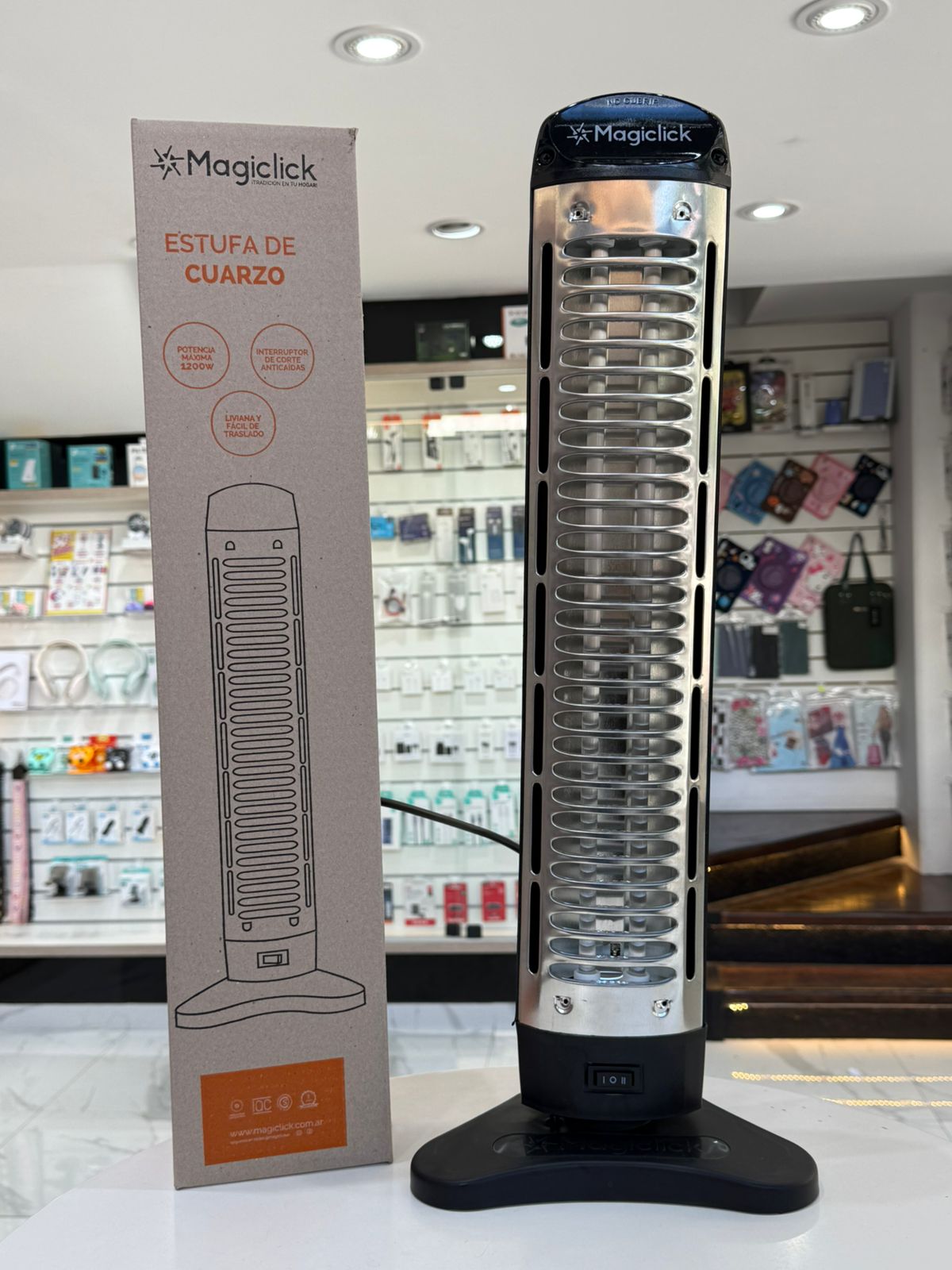 Estufa De Cuarzo Vertical Magiclick
