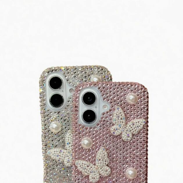 Funda Mariposa Con Strass Iphone