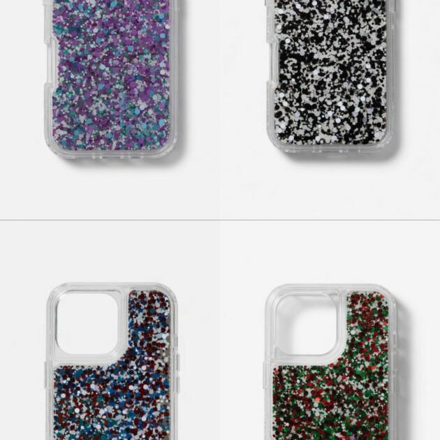 Funda Con Brillo  360° Iphone