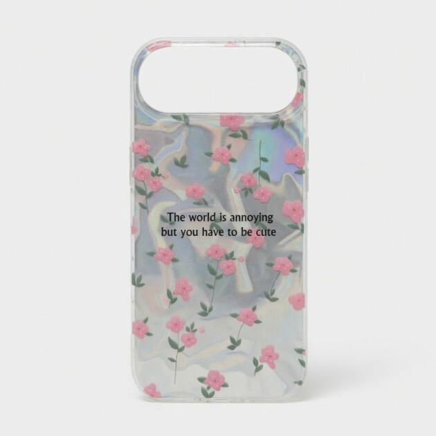 Funda Florcitas Holografica Iphone