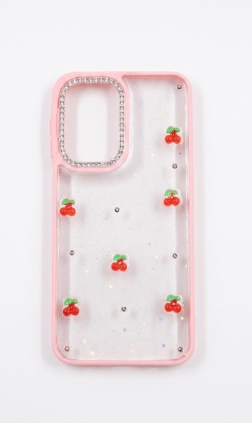 Funda Brillo Cereza Samsung