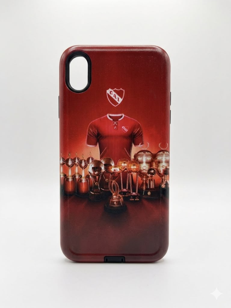 Funda independiente camiseta y copas IPhone