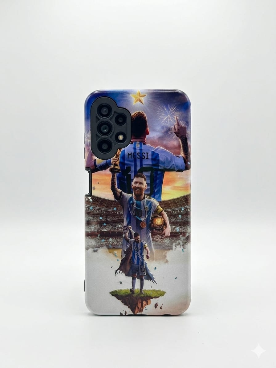 Funda Messi campeon samsung