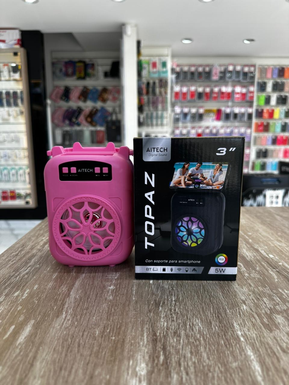Parlante Aitech Rosa