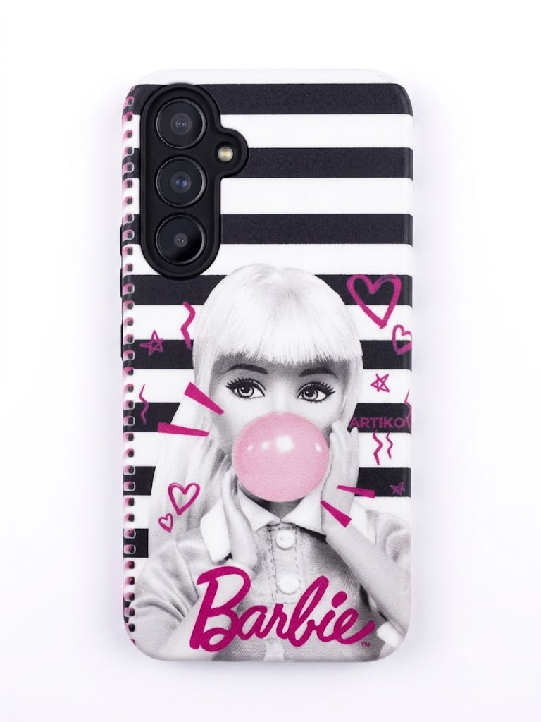 Funda barbie chicle Samsung