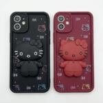 funda kitty soporte espejo samsung
