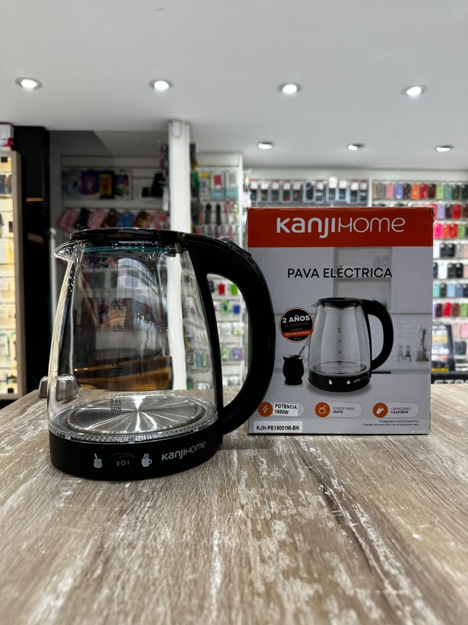 Pava Electrica De Vidrio Kanji